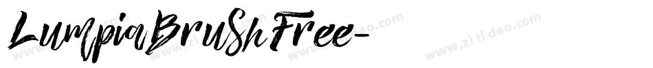 Lumpia Brush Free字体转换